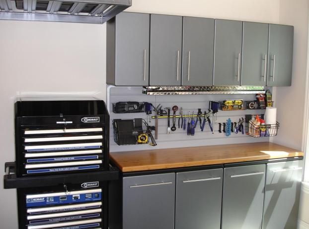 A recent garage cabinet system job in the  area