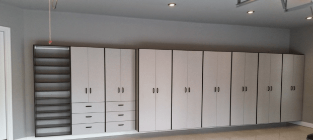 A recent garage cabinet company job in the  area