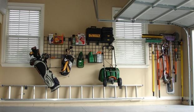 A recent garage organization companies job in the  area